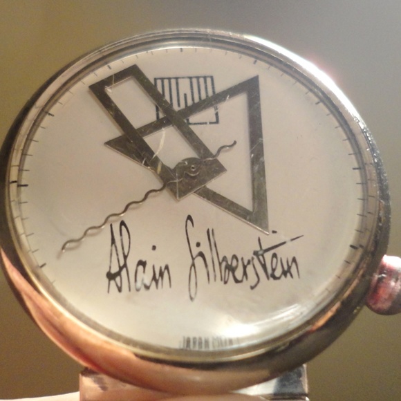VINTAGE ALAIN SILBERSTEIN DESIGNER KLOK WATCH